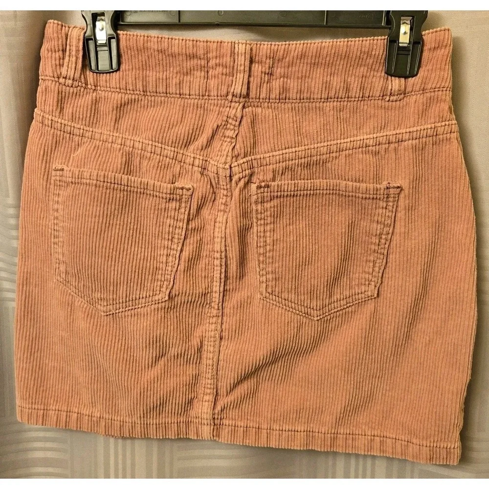 Pacsun‎ Mini Skirt Women Size 26 Chunky Pink Cordouroy Short (15